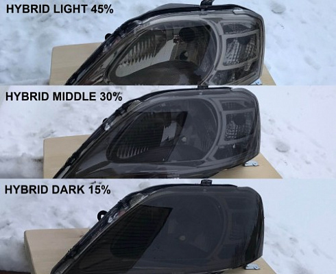 Гибридная пленка MiddleBlack 35% Средне-черная 0,6 м.