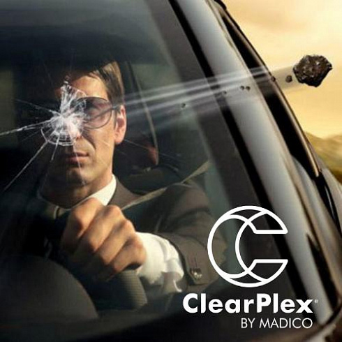 Защитная пленка на лобовое стекло ClearPlex 1,22м.